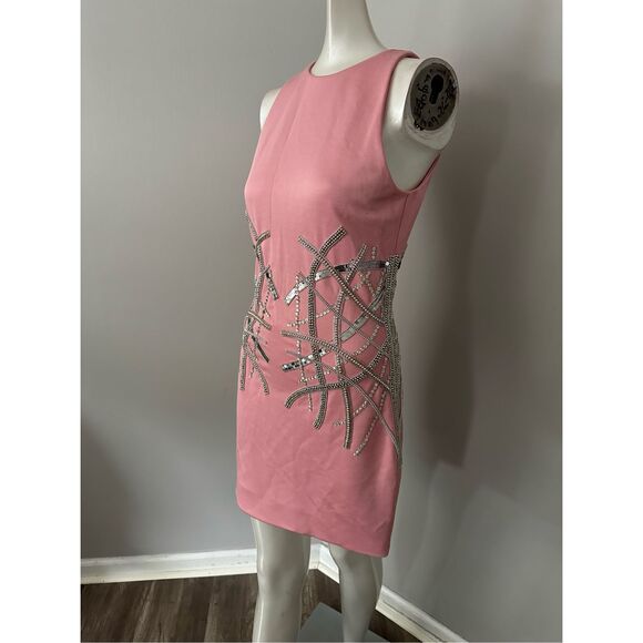 NWOT BALMAIN Embellished stretch-knit mini dress Sz FR 38 / US 6 $4895 - Picture 4 of 14